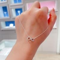 ราคา pandora สร้อยคอ Necklace หญิง ของแท้ Sparkling Infinity Collier Necklace สร้อย women สร้อยคอหญิง Sterling silver (21425188359)