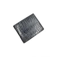 ราคา กระเป๋าสตางค์ US หนังจระเข้แท้ หนังส่วนท้องฟอกนิ่ม ลายชัด สีเทา (21691200431)