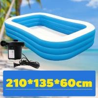 ราคา เล่นได้ทั้งครอบครัว สระน้ำเป่าลม สระน้ำ Swimming Pool 3 m 3 ชั้น สระน้ำขนาดใหญ่ PVC สระว่ายน้ำเป่าลม สระน้ำเด็ก สระเป่าลม อ่างน้ำเป่าลม ของเล่นเด็ก สระน้ำครอบครัว (21543892582)