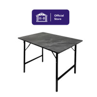 ราคา Home Best โต๊ะพับอเนกประส่งค์ ผลิตจากเหล็กคุณภาพดี แข็งแรง ทนทาน ขนาด 60x120 สูง75 ซม ลายหินอ่อนสีขาว หินอ่อนดำ (21688817607)