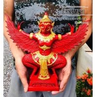 ราคา พญาครุฑ เนื้อมวลสารแร่เหล็กน้ำพี้แท้ สีแดง ขนาดหน้าตัก 7 0 นิ้ว ฐานล่างกว้าง 5 นิ้ว สูง 11 7 นิ้ว ช่วงปีกกว้าง 14 นิ้ว (7634275160)