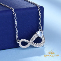 ราคา สร้อยคอ Swarovski Infinity Necklace สวารอฟสกี้ สวารอฟ ของขวัญ ของแท้ 100 พร้อมส่ง (16260353817)