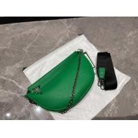 ราคา 2024LONG new style womens genuine leather armpit bag crescent shaped handbag (21570816856)