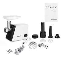 ราคา SOKANY ครัวเรือน เครื่องบดหมู เครื่องทำไส้กรอก เครื่องบดเนื้อ กำลังสูง 3200W เครื่องบดสับ สามารถทำไส้กรอกและเนื้อสับ (21505820318)