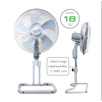 ราคา HANABISHI พัดลมอุตสาหกรรม ตั้งพื้น 18 นิ้ว รุ่น STF 182 ฮานาบิชิ พัดลม อุตสาหกรรม กำลังไฟ 85 วัตต์ (21477195338)