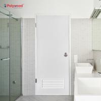 ราคา ส่งฟรี Polywood โพลีวูด ประตู PVC รุ่น TD 2 THAIDOOR บานช่องลม สีขาว สำหรับห้องน้ำ (10475515770)