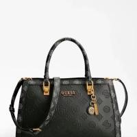 ราคา GUESS Bag new large capacity rhombic embroidery thread tote bag all match handbag simple briefcase commuting (20065750459)