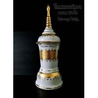 ราคา โกศ โกฐ เบญจรงค์ ลายไทย ทอง โกศเบญจรงค์ โกศลายไทย โกศใส่กระดูก โกศใส่อัฐิ โกฐใส่กระดูก โกฐใส่อัฐิ โกศทอง โกฐทอง ขนาด12 นิ้ว ลายเขียนมือ (20972173286)