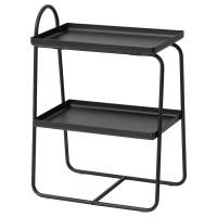 ราคา โต๊ะข้างเตียง IKEA โต๊ะข้าง โต๊ะวางของ ชั้นวาง โต๊ะ ข้างโซฟา อาร์มแชร์ เคลื่อนย้ายสะดวก มีให้เลือก 2 สี รุ่นฮัตตัวเซน (21402875045)