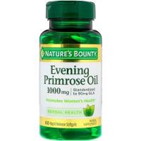 ราคา Nature Bounty Evening Primrose Oil 1000 mg 60 Softgels (450856551)