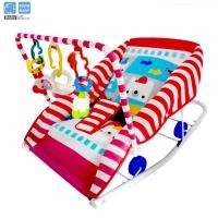 ราคา PAPA BABY เปลเด็ก เปลโยกขนาด 43x70 cm มีของเล่น ปรับโยกได้ CAR TK02C (3595708628)