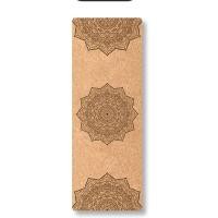 ราคา 61cm Width 5mm Thickness Eco Friendly Natural Cork TPE Yoga Mat Rugs Customized Pattern Available (14194500164)