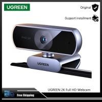 ราคา UGREEN 2K กล้อง HD เว็บแคมเต็มพร้อมไมโครโฟน4ล้านพิกเซลปรับเสียงรบกวนได้ FOV มันเสียบปลั๊กและใช้งานได้ (21421602906)