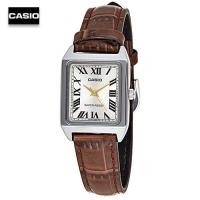 ราคา Velashop นาฬิกาข้อมือผู้หญิงคาสิโอ Casio Standard สายหนังแท้ สีน้ำตาล รุ่น LTP V007L 9BUDF LTP V007L 9B LTP V007L (1354478420)