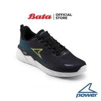 ราคา Bata บาจา ยี่ห้อ Power รองเท้ากีฬา รองเท้าผ้าใบสำหรับวิ่ง Sport Sneakers สำหรับผู้ชาย รุ่น DuoFoam Max 300 EX สีดำ รหัส 8186947 (18251916827)