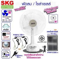 ราคา 1แถม1 SKG รุ่น AV 1000 2000 พัดลมโซล่าเซลล์ 14 16นิ้ว ใช้ไฟบ้านได้ มีแบตในตัว ชาร์มือถือได้ แถมฟรีแผงโซล่าเซลล์ ฟรีหลอดไฟ พัดลม 18 นิ้ว ใหญ่ ประกัน3ปี (19927309922)