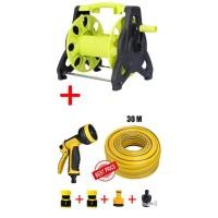 ราคา โรลเก็บสายยาง สายยางรดน้ำ วงล้อเก็บสายยาง ที่เก็บสายยาง โรลม้วนสายยาง Reel for water hose พร้อมโรลเก็บสายปรับระดับน้ำได้10แบบสายยางมี10เมตรกับ20เมตร30เมตร รดน้ำต้นไม้ (21520389391)