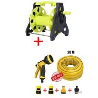 ราคา โรลเก็บสายยาง สายยางรดน้ำ วงล้อเก็บสายยาง ที่เก็บสายยาง โรลม้วนสายยาง Reel for water hose พร้อมโรลเก็บสายปรับระดับน้ำได้10แบบสายยางมี10เมตรกับ20เมตร30เมตร รดน้ำต้นไม้ (21520389390)