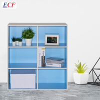 ราคา ECF Furniture ชั้นอเนกประสงค์ ชั้นวางของ 6 ข่อง ทูโทนสีพาสเทล (10705029036)