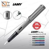ราคา LAMY AL Star Fountain Pen Nib F ปากกาหมึกซึม ลามี่ ออลสตาร์ หัว F 0 5 มม ของแท้ 100 มี 6 สี สีม่วง Black purple สีเขียว Bluegreen สีน้ำเงิน Oceanblue สีเทา Graphite สีดำ Black สีTurmaline (1408384078)