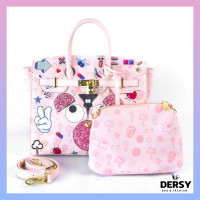 ราคา กระเป๋าตาโต EYE THEME ทรง BK หน้าหมู หนังปั้ม (21328746938)