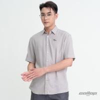 ราคา GALLOP LINEN CASUAL SHIRT เสื้อเชิ๊ตผ้าลินินแขนสั้น รุ่น GW9033 สี Light grey เทา ราคาปกติ 1490 (21412525716)