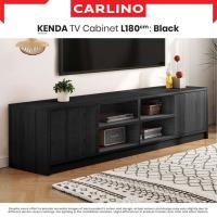 ราคา MR CARLINO SNOW SERIES TV Cabinet ชั้นวางทีวี โต๊ะวางที่วี โต๊ะหน้าทีวี ทีวี ห้องรับแขก ชั้นวาง มีให้เลือก 4 FT 6 FT Adjustable Height TV Cabinet with Storage White Color (21393596111)