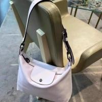 ราคา Longchamp French cowhide hobo tote bag new large capacity underarm one shoulder portable dumpling messenger bag (19941518338)