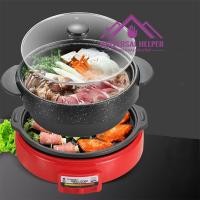 ราคา TC N9200G ชุดหม้อสุกี้ หม้อปิ้งย่าง หม้อตุ๋นไฟฟ้า เคลือบเทปล่อนอย่างดี ถอดล้างได้ 3 ชั้น ครบทุกเมนูในหม้อเดียว (1360802192)