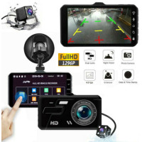 ราคา พร้อมสต็อก Dashcam T672TP ระบบสัมผัส Car Camสองเลน Dash Cam Vehicle Video Full HD (17226928692)