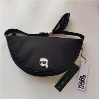 ราคา กระเป๋าสะพาย กระเป๋าคาดออก Karl Lagerfeld Nylon crossbody bag (21448688041)