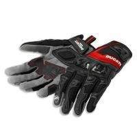 ราคา ใหม่ Motorrad สำหรับ Ducati ถุงมือทีม1 Vented ตาข่ายหนังรถจักรยานยนต์ถุงมือนักแข่งสีดำสีแดง (9730568866)