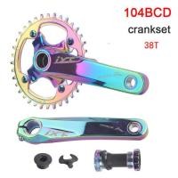 ราคา JIANKUN IXF ขาจานจักรยานชุดอะลูมินัมอัลลอยจักรยานเสือภูเขาขาจานจักรยานชุดแขนยึดกล้อง170มม 104 BCD MTB ถนน BMX จักรยาน Crankset (9599575715)