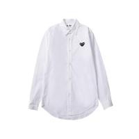 ราคา Comme Des Garcons เสื้อของแข็ง CDG Play คลาสสิกรักเย็บปักถักร้อยเสื้องานแต่งงานชุด (16604359217)