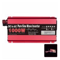 ราคา เครื่องแปลงไฟโซลาร์เซลล์ในรถยนต์1000W DC 12V เป็น AC 220V แปลงไซน์เวฟเครื่องแปลงกระแสไฟรถยนต์แหล่งจ่ายไฟฉุกเฉินกลางแจ้ง (21438739184)