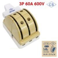 ราคา CS คัทเอาท์ สับสองทาง 3P 30A 60A 100A สะพานไฟ ทรงหลังเต่า (21418971044)