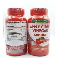 ราคา Natures Truth Apple Cider Vinegar แอปเปิ้ลไซเดอร์ จากแอปเปิ้ลธรรมชาติ ขนาด 400 มก 120 ชิ้น (18502592857)