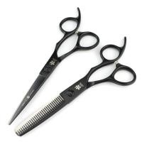 ราคา กรรไกรตัดผมดอกซากุระเคลือบเงาสีดำ6 0นิ้ว (21651838866)