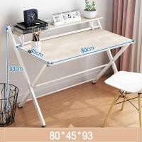 ราคา MONI STORE โต๊ะพับได้ โต๊ะพับอเนกประสงค์ 80 60CM โต๊ะคอมพับได้ ไม่ต้องประกอบ ไม่ใช้พื้นที่ พร้อมชั้นวางของ Foldable (21608315976)