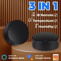 ราคา Tuya WiFi Universal IR Remote Control Air Conditioner TV Smart Home RF Infrared Controller for Alexa Google Home (21644328401)