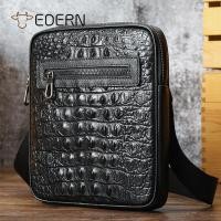 ราคา EDERN ใหม่ลายจระเข้กระเป๋าสะพายไหล่หนังแท้สำหรับผู้ชายกระเป๋าแมสเซนเจอร์แฟชั่นย้อนยุคกระเป๋าสะพายข้างหนังวัวกระเป๋าสลิงกระเป๋าใบเล็กของผู้ชาย (21596939780)