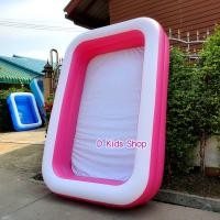 ราคา DK2 สระน้ำเป่าลม สระน้ำ สระน้ำขนาดใหญ่ สระน้ำเด็ก ขนาด 305 183 56 cm สระ 3 เมตร (13861547150)