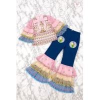 ราคา Tulip Delight Set ชุดเซ็ต 2 ชิ้น เสื้อแขนยาวผ้าชีฟอง ลายน้องแมว แขนระบายสามชั้นแต่งปอมๆ กางเกงขายาว ปักลายดอกทิวลิป (21574152883)