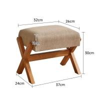 ราคา HANGDIAN จัดส่งฟรี Jiayi ม้านั่งเดี่ยวไม้เนื้อนิ่มเก้าอี้เปลี่ยนรองเท้าหมอนอิงโซฟาเก้าอี้มีที่วางเท้าเปลี่ยนบันไดหน้าประตูม้านั่งไม้ม้านั่งต่ำไม่มีพนักห้องนั่งเล่น (21637784795)