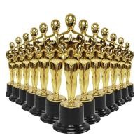 ราคา 24 Pack Plastic Gold Star Award Trophies Statuette for Party FavorsSchool AwardGame PrizeParty Prize (17390404374)