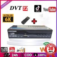 ราคา กล่องรับสัญญาณดิจิตอลทีวี DVB T2 ยี่ห้อ AJ 1080p HDMI USB รีโมท แถมเสาอากาศ โหลดหนังดูได้ เสียบไมโครโฟน สำหรับร้องคาราโอเกะได้ รับประกันของแท้ 100 (21468120480)