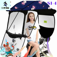 ราคา หลังคา ร่มติดหลังคารถมอเตอร์ไซต์ รุ่นใหม่ มีกระจก (3389894842)