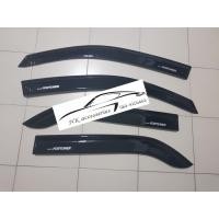 ราคา กันสาด Toyota Fortuner ปี 2005 ถึง 2015 สีดำทึบ งานไทย ตรงรุ่น (10604371737)