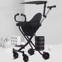 ราคา Beige รถเข็นเด็ก รถเข็นพับได้ รถเข็นเด็กพับได้ 4 ล้อ พกพาง่าย เบาะนั่งใหญ่ ล้อมีเบรค มีโช๊ค ทนทาน เบาะนิ่ม พับเก็บได้ น้ำหนักเบา (21146747480)