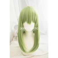 ราคา AOI FGO Fate Grand Order Enkidu Cosplay Wig 90cm Long Straight Green Wigs Scalp Hair Heat Resistant Synthetic Halloween Party WigsTH (20563180746)
